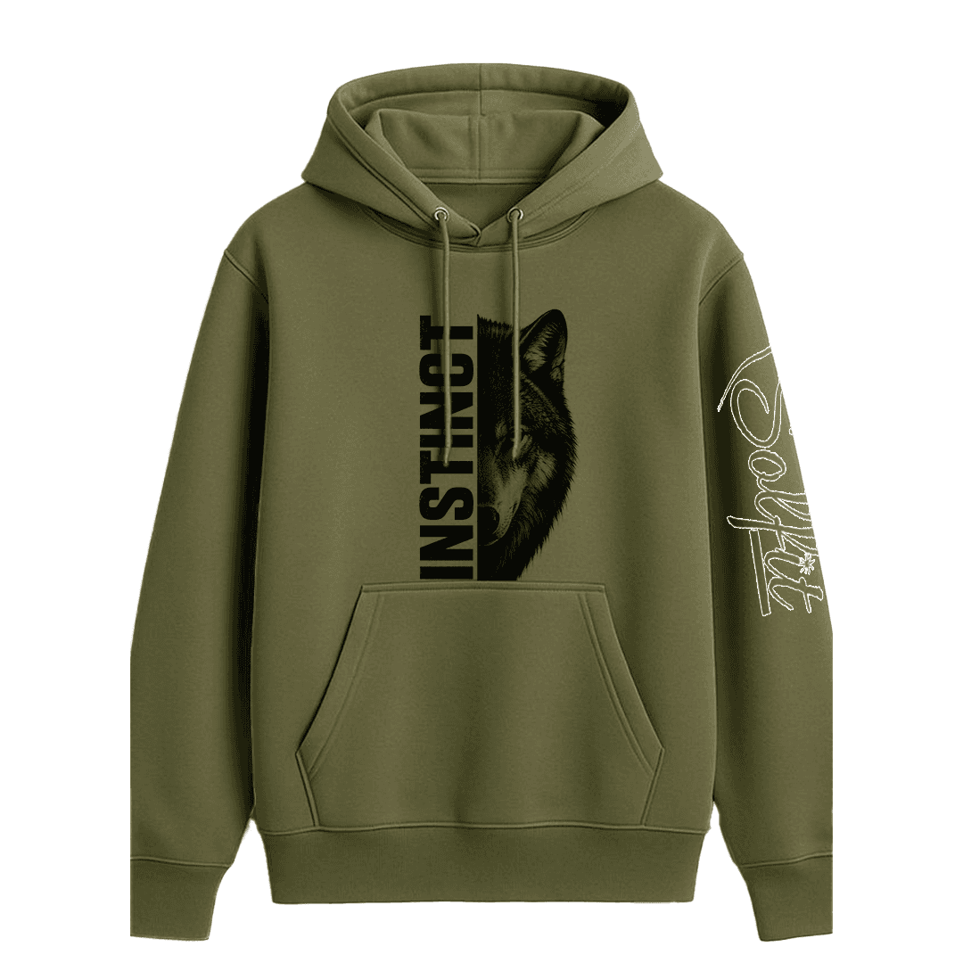 Solfit Green Graphic Hoodie by Manifested Tim Fashion